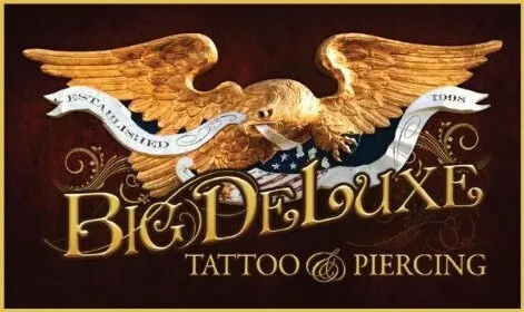Big Deluxe Tattoo and Piercing, established 1998
